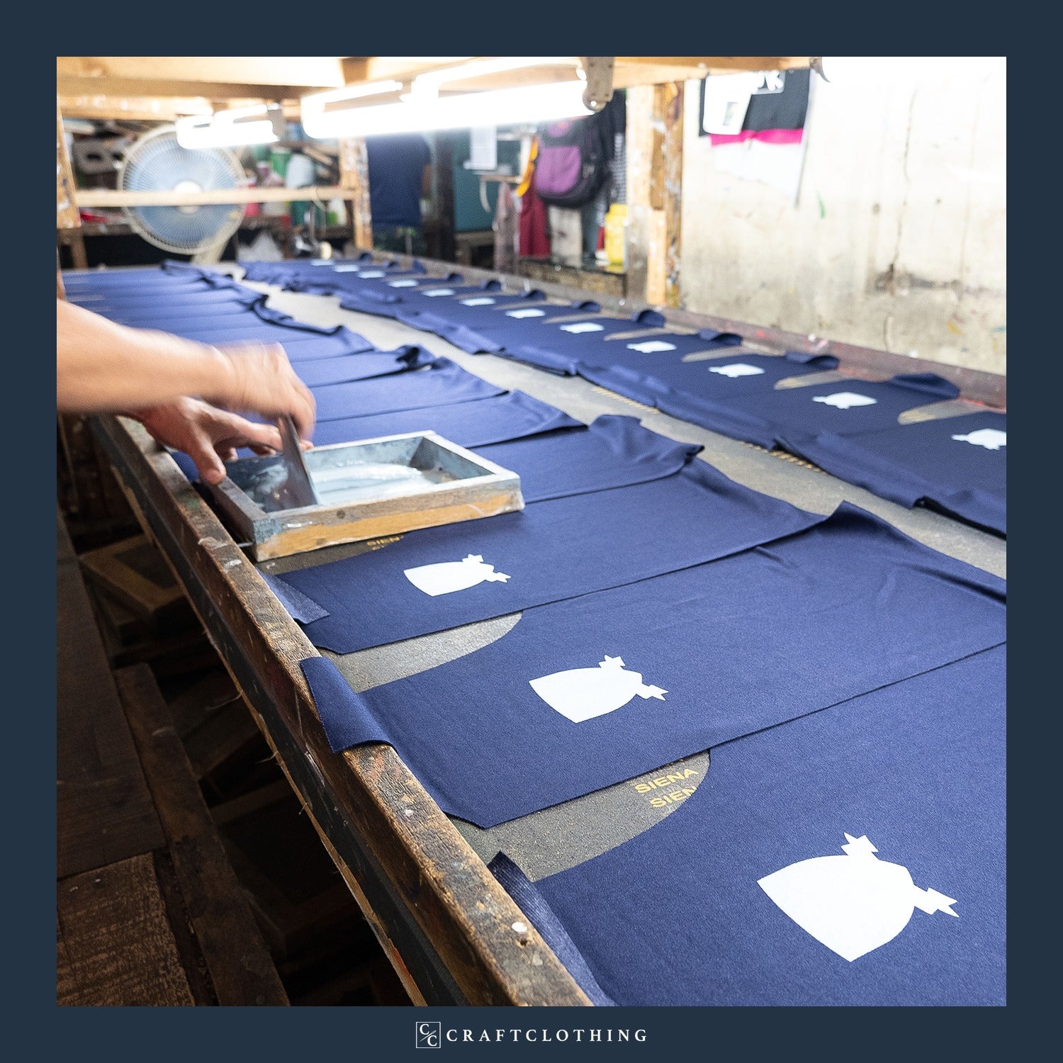 Silk-screen printing is recommended for designs of up to four spot colours.