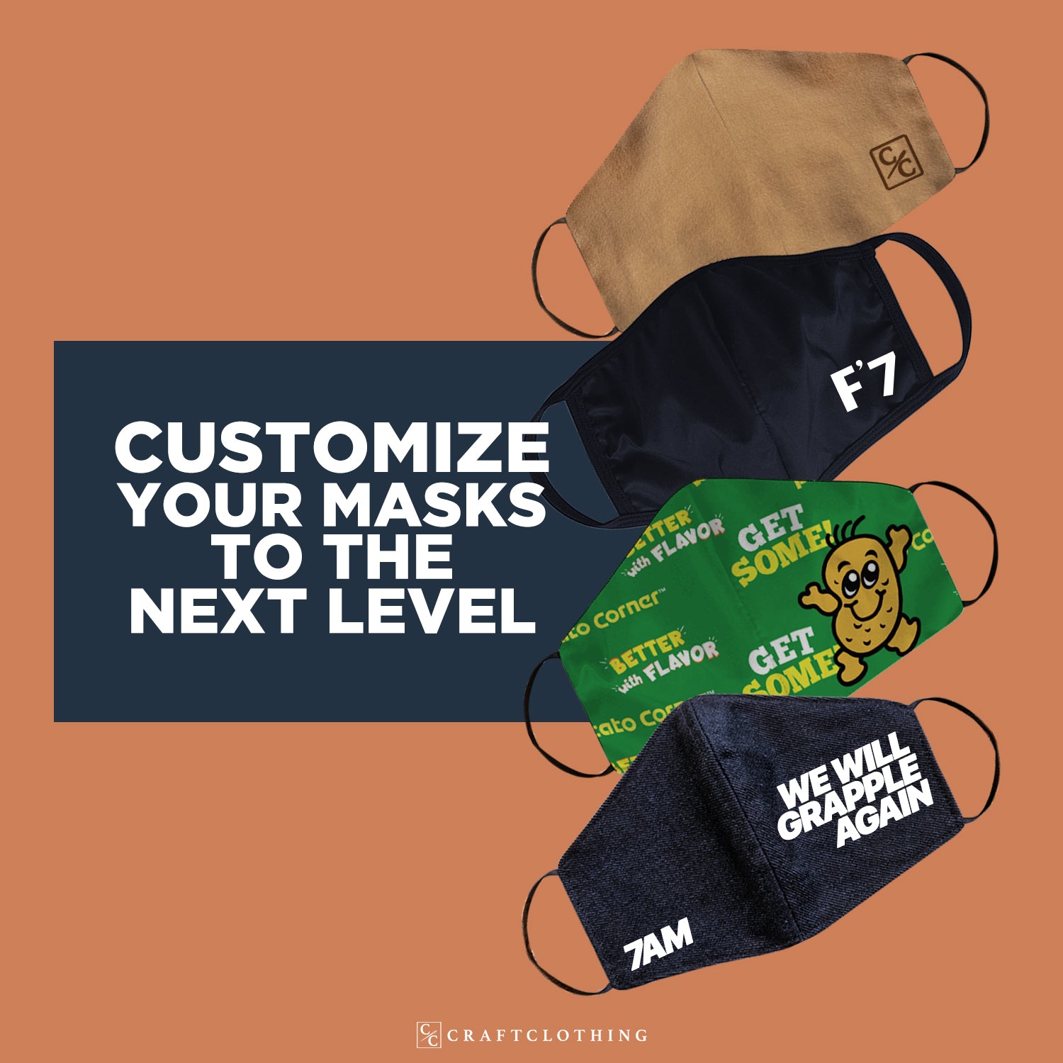 CUSTOMIZE YOUR MASKS TO THE NEXT LEVEL