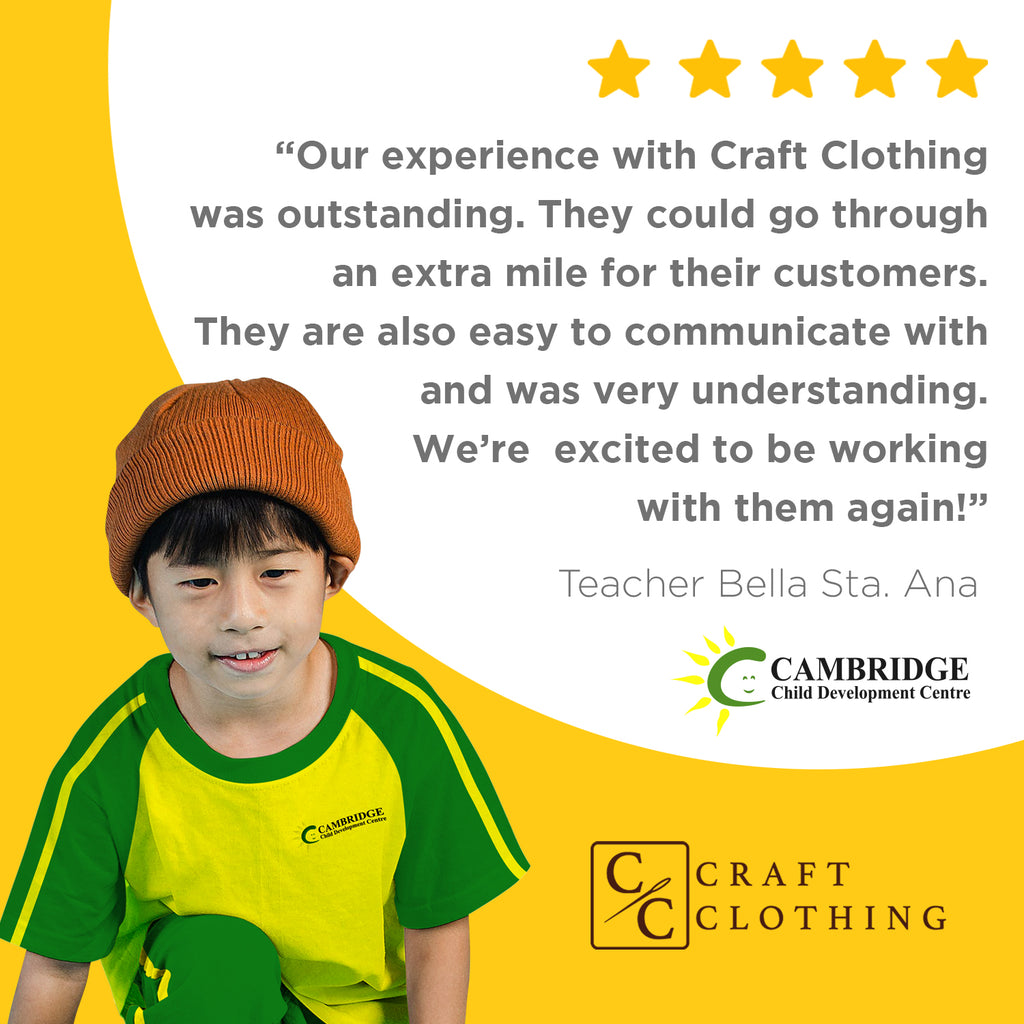 "Our experience with Craft Clothing was outstanding."