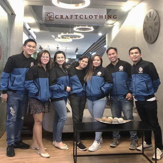 Philippine GBCB Management Corp. is looking good in custom made company jackets from Craft Clothing.