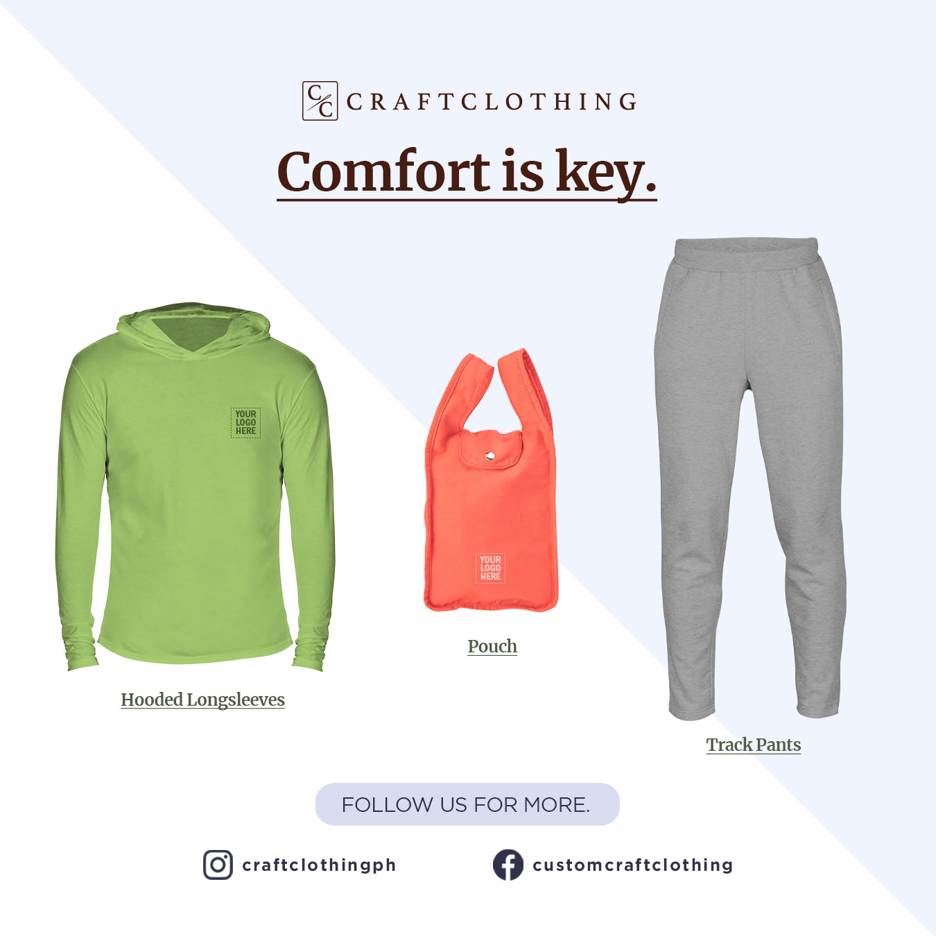 Comfort is key