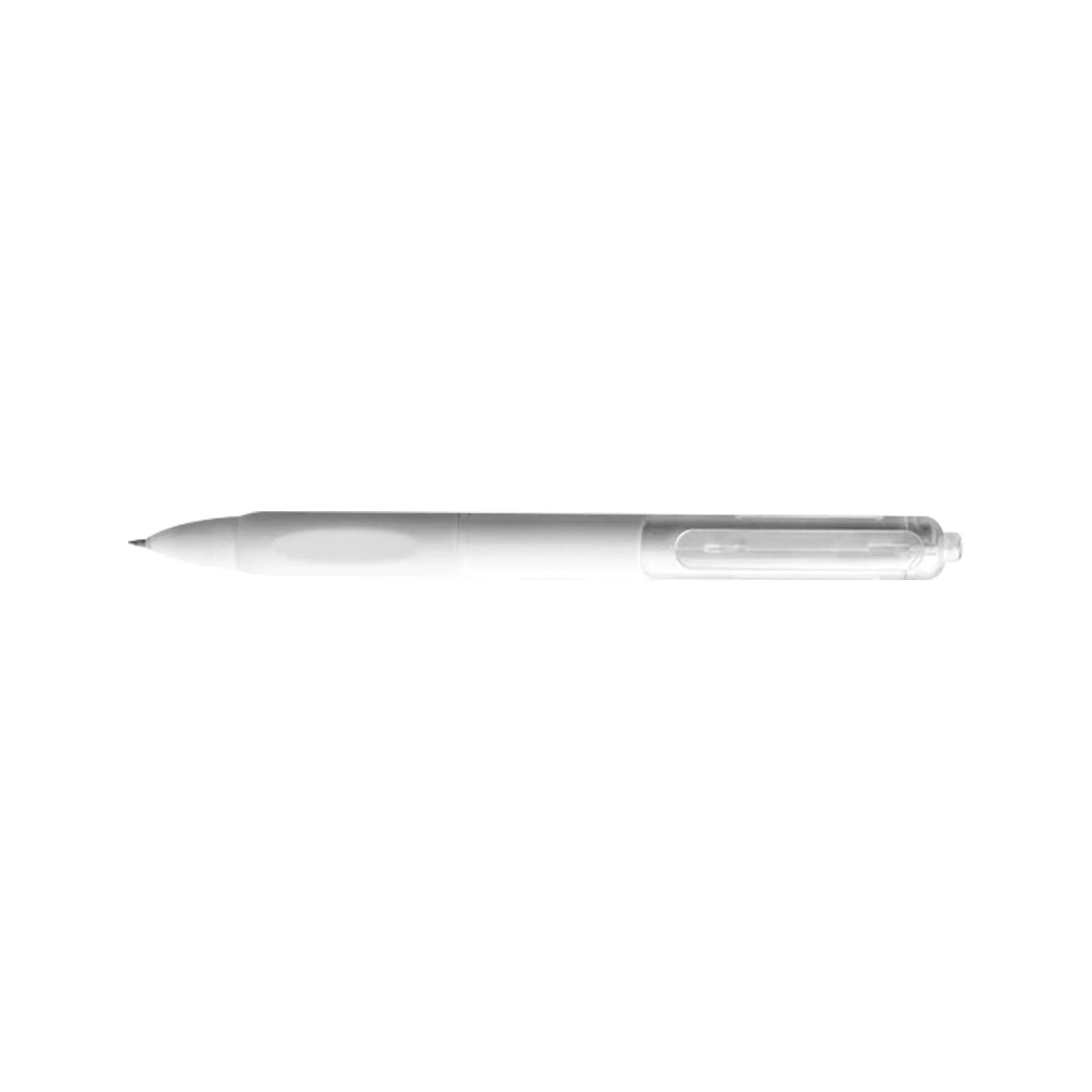 White Retractable Gel Pen 0.5mm - Black Ink (BP09)