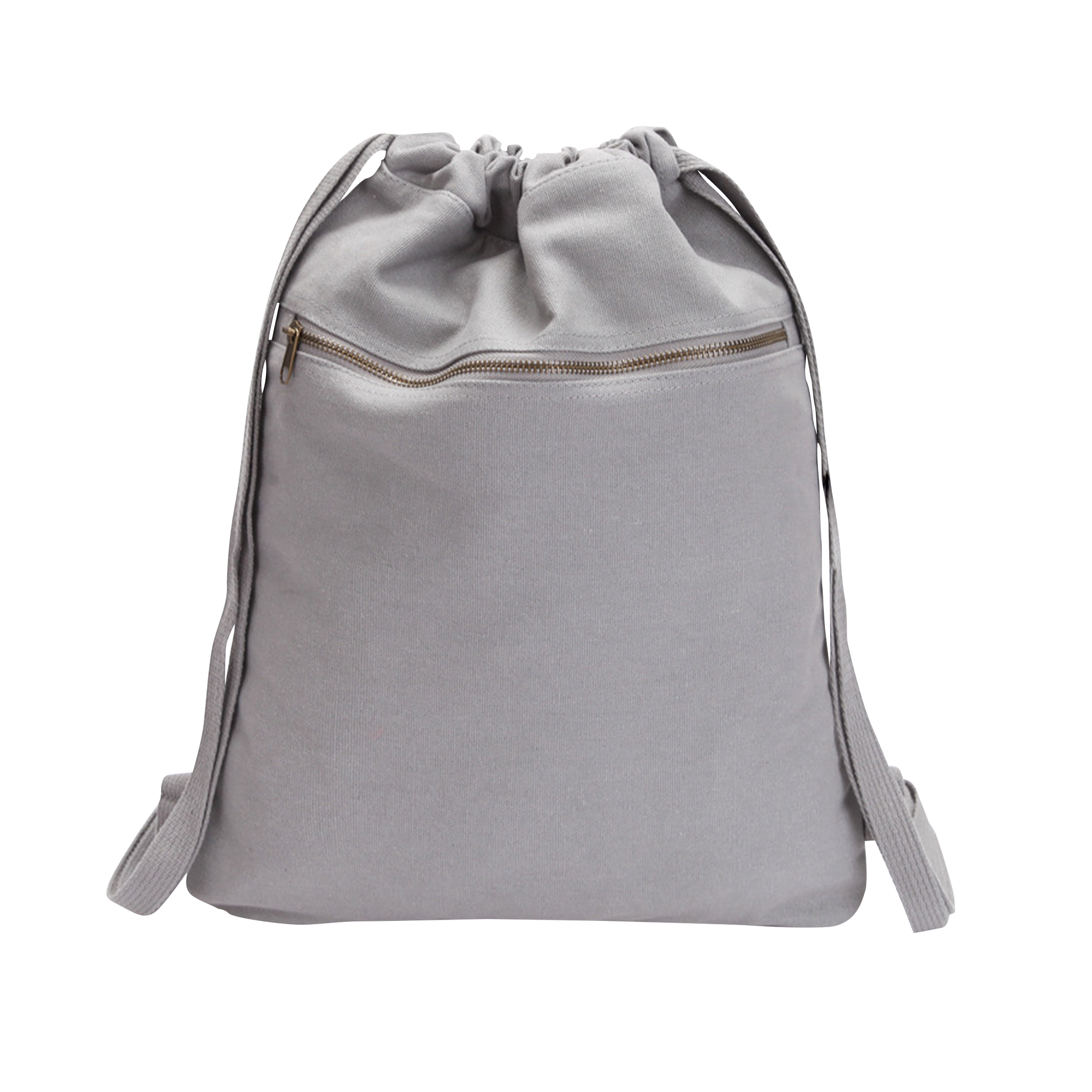 Drawstring Bag with Front Pocket (DB05)