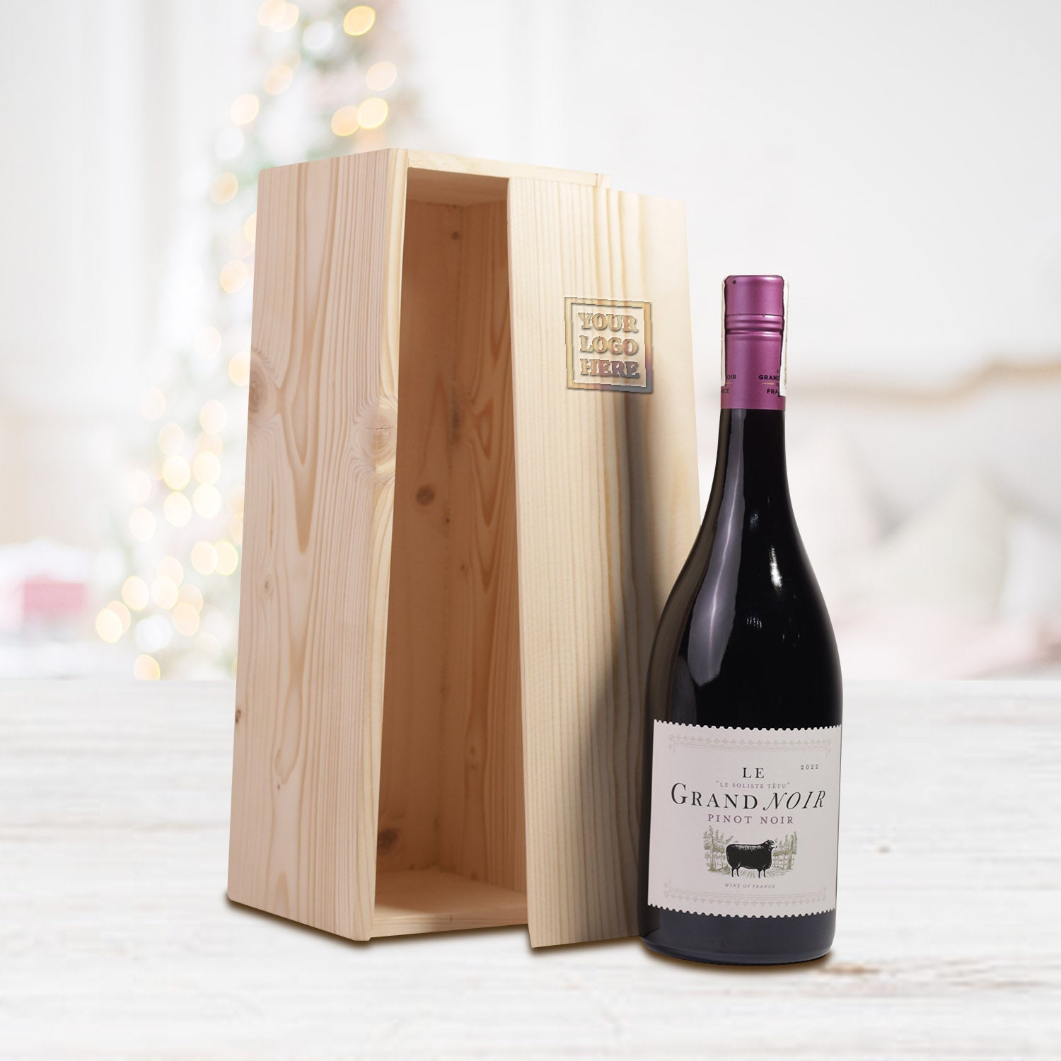 Christmas Basket - Wine Box (HG44)