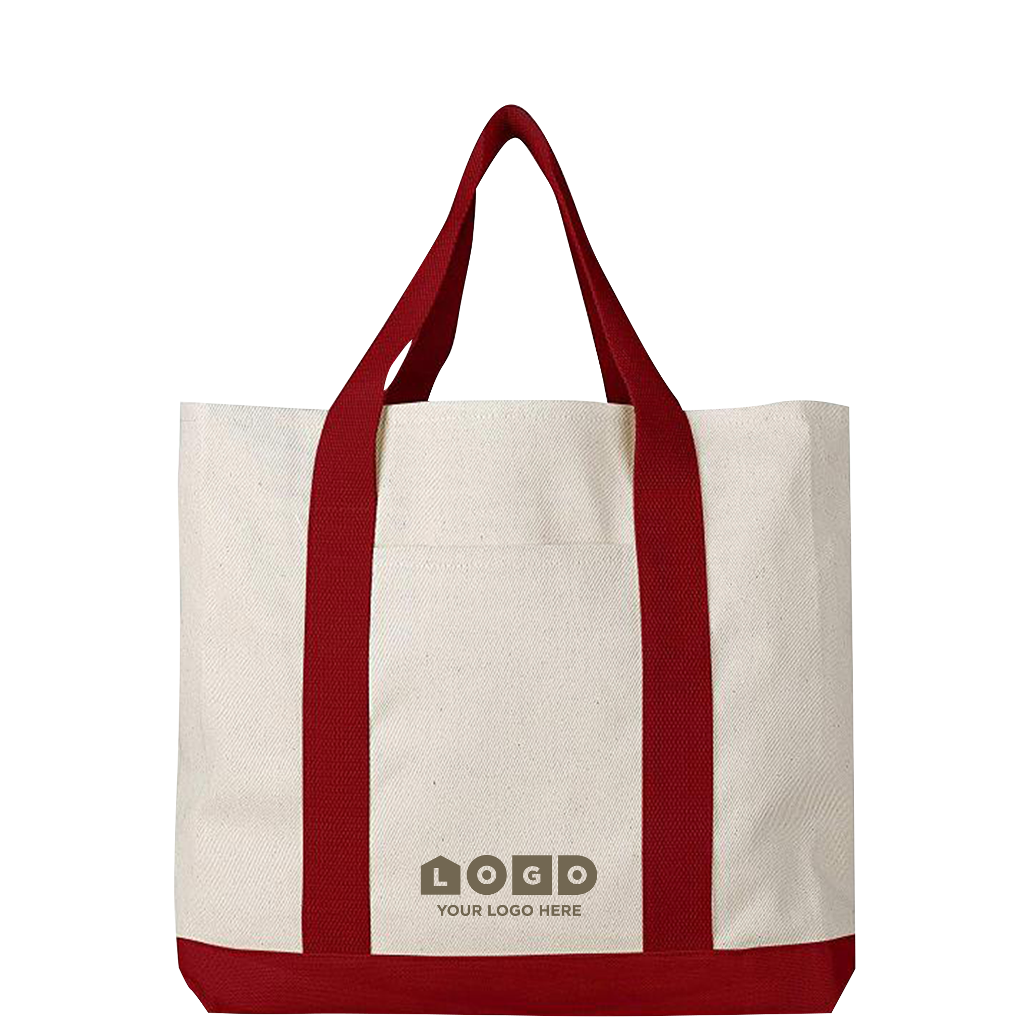 Two-tone Canvas Tote (TB18)