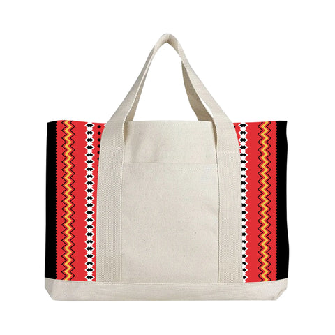 Patterned Canvas Tote (TB20)