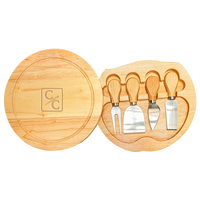 Bamboo Cheeseboard with Cutlery set (BB01)