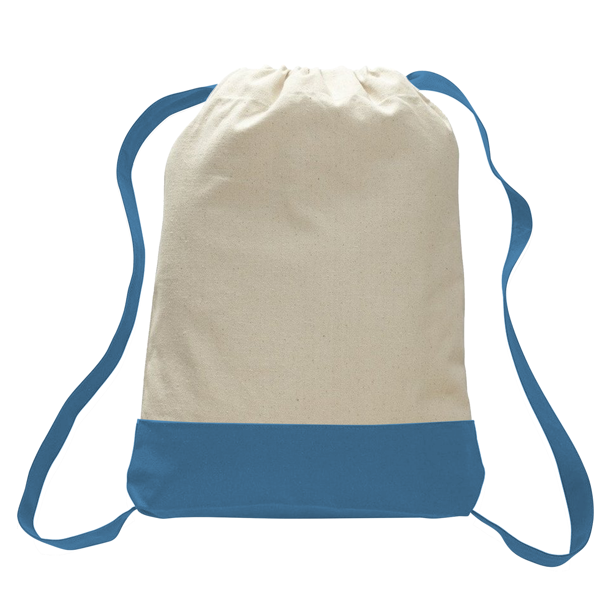 Two-tone Canvas Drawstring Bag (BK02)