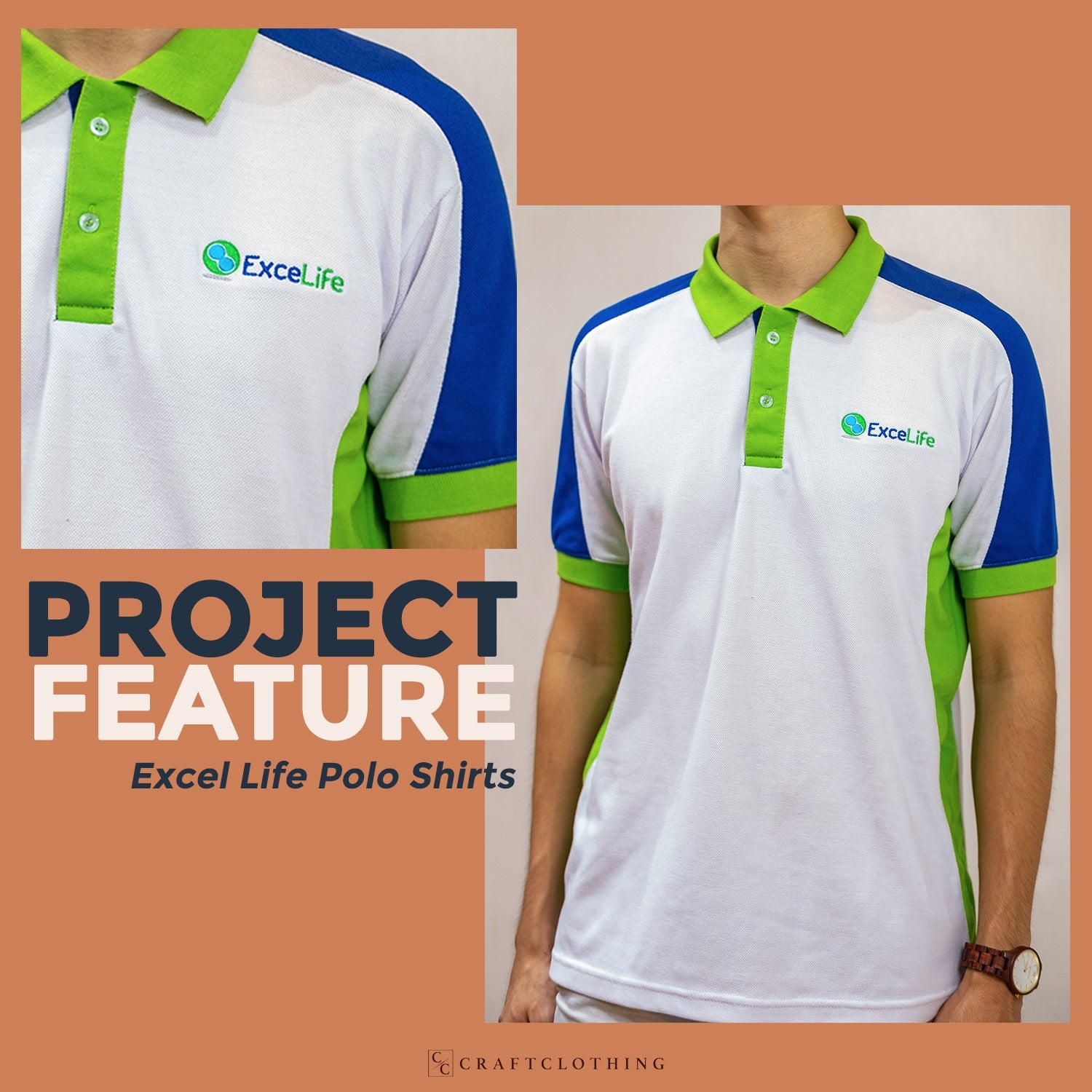 PROJECT FEATURE: Excel Life Polo Shirts