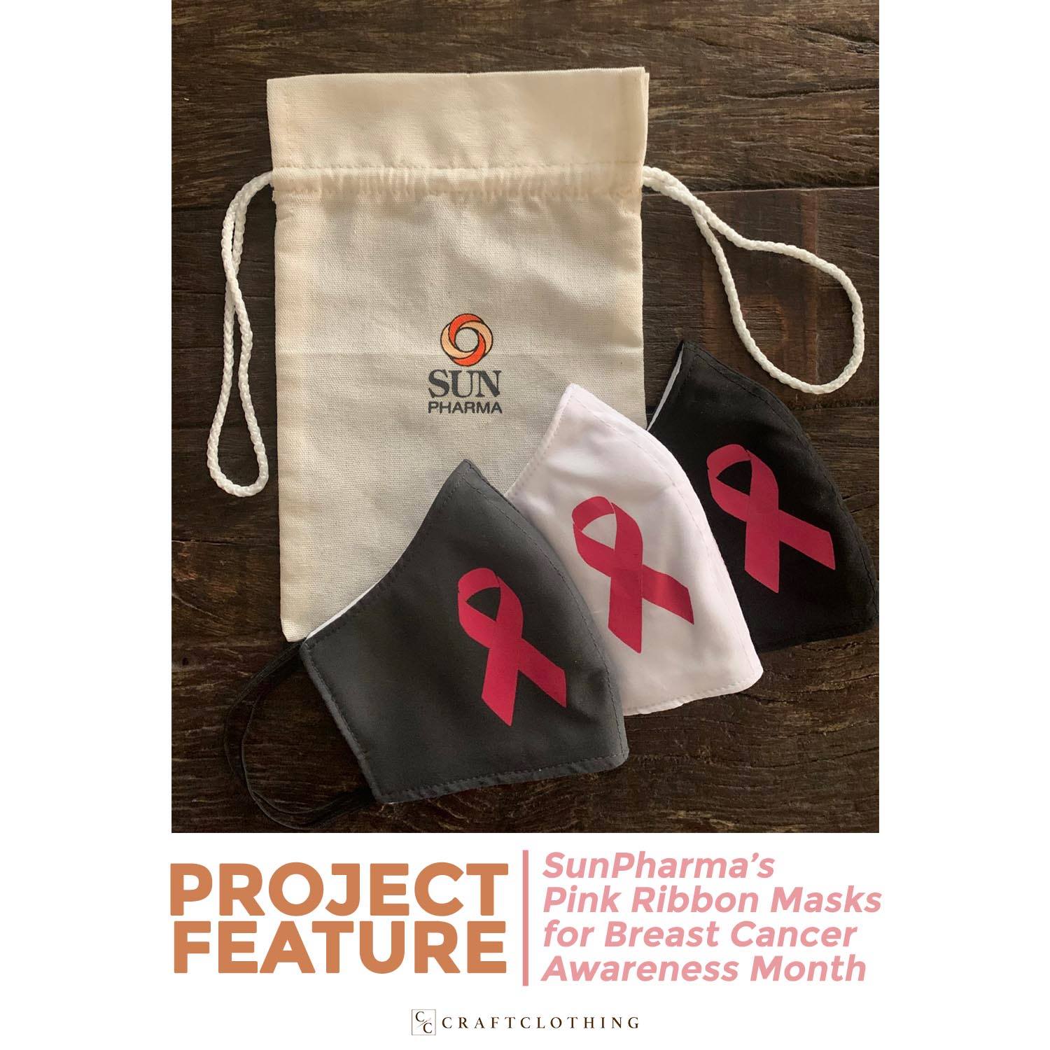 PROJECT FEATURE: Sun Pharma’s Custom-made masks for Breast Cancer Awareness Month