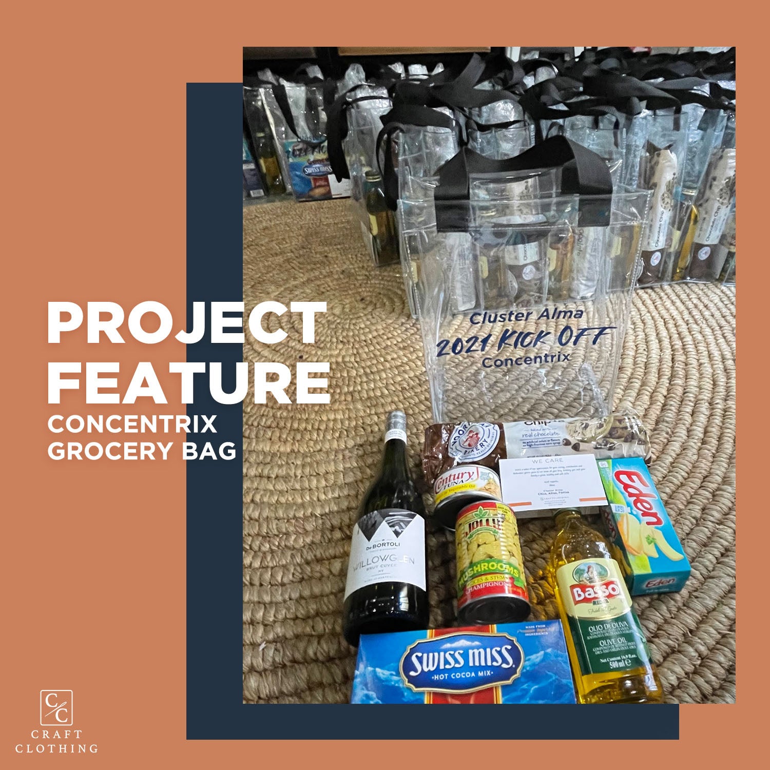 Project Feature: Concentrix Grocery Bag