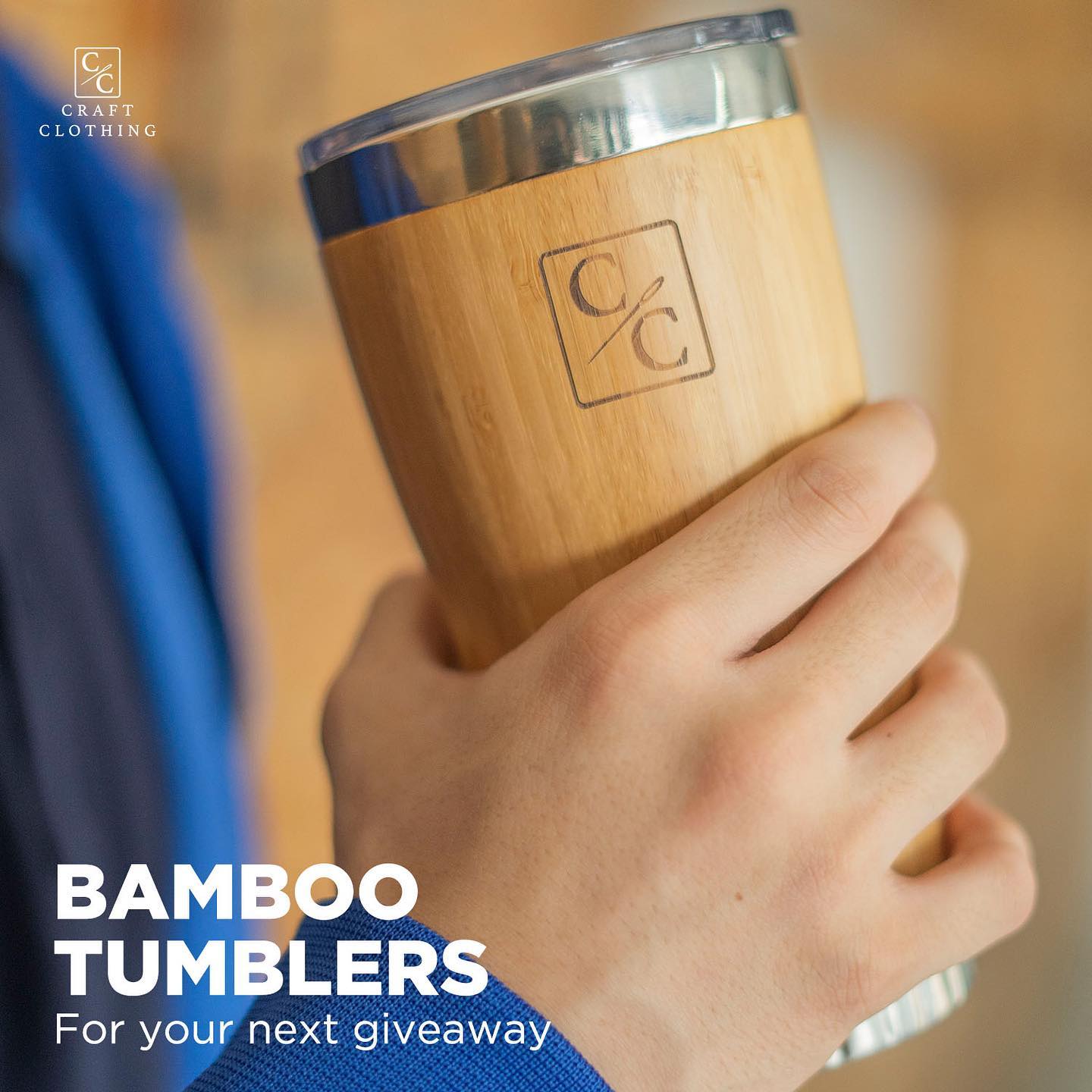 Bamboo Tumblers For your Next Giveaway