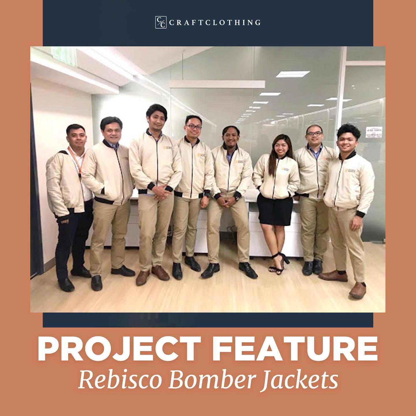 Project Feature: Rebisco Bomber Jackets