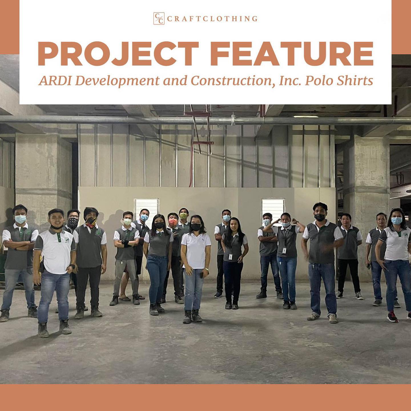 Project Feature: ARDI Development & Construction, Inc.’s Polo Shirts