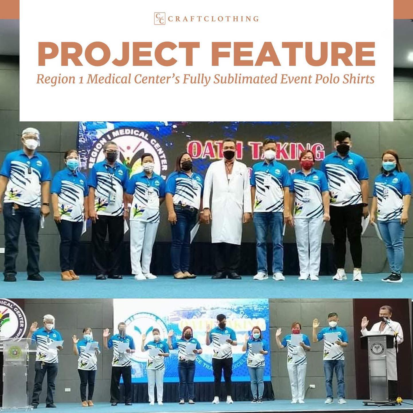 Project Feature: Region 1 Medical Center’s Event Polo Shirts