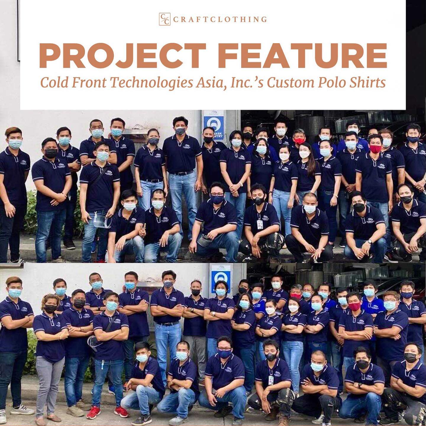 Project Feature: Cold Front Technologies Asia, Inc.’s Polo Shirts