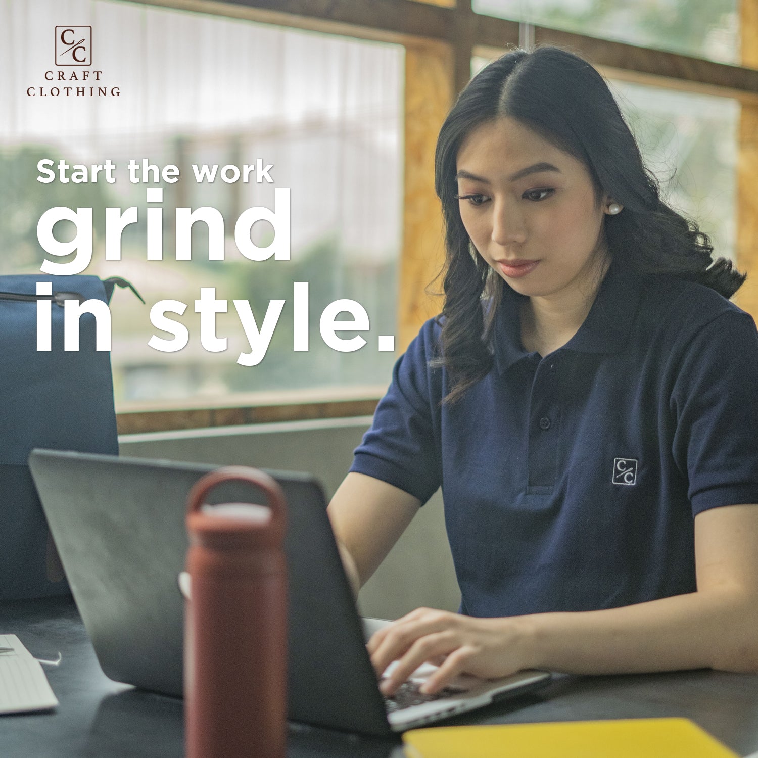 Start the work grind in style.