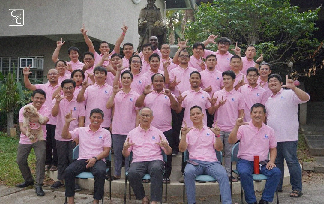 St. Vincent School of Theology is happily rocking their new custom made collared shirts from Craft Clothing.