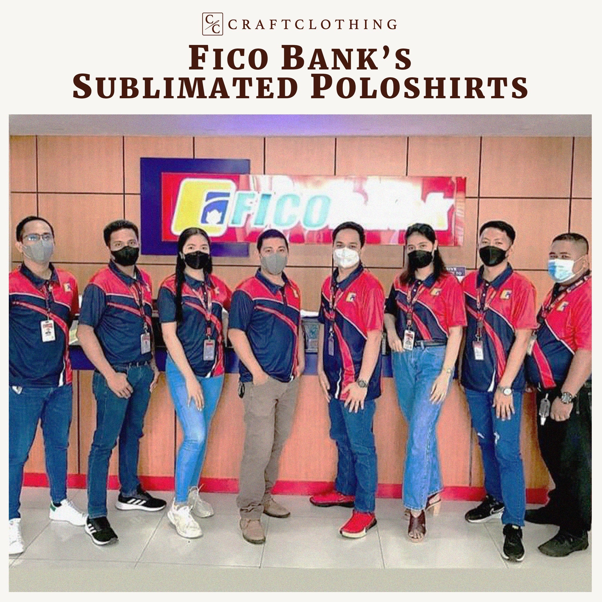 First Isabela Cooperative (FICO) Bank customized Polo Shirts from Craft Clothing
