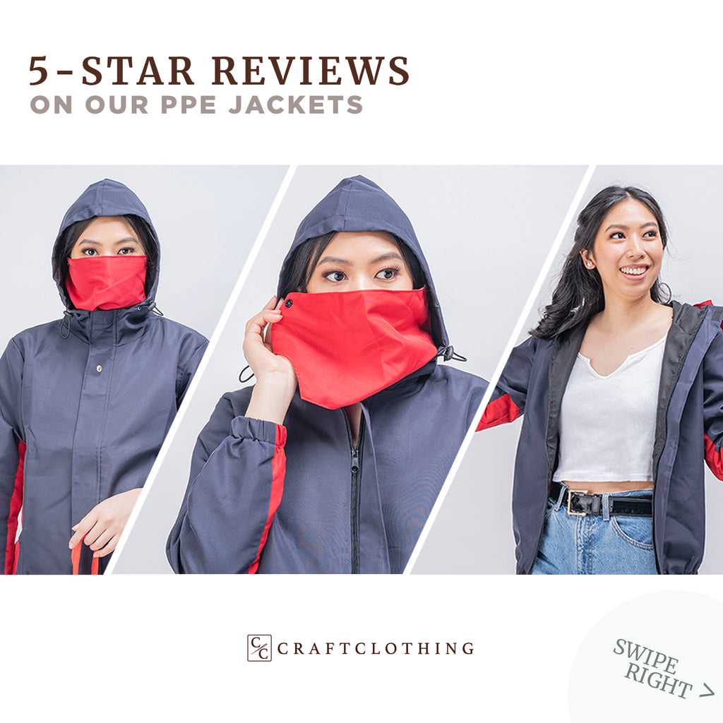 5-STAR REVIEWS ON OUR PPE JACKETS – Craft Clothing