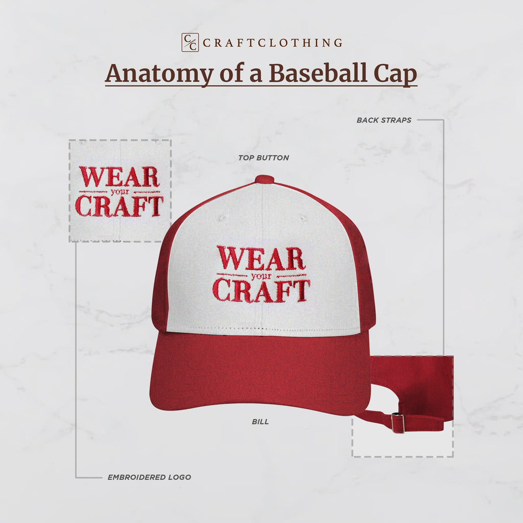 Anatomy of a Baseball Cap – Craft Clothing