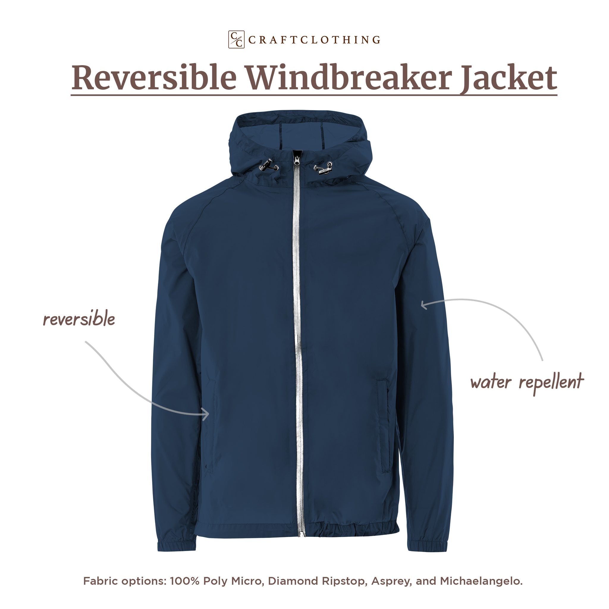 Reversible Windbreaker Jacket