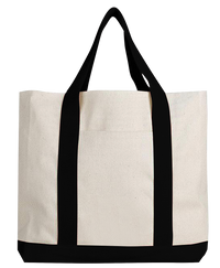Two-tone Canvas Tote (TB18)