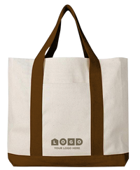 Two-tone Canvas Tote (TB18)