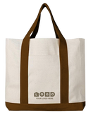 Two-tone Canvas Tote (TB18)