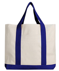 Two-tone Canvas Tote (TB18)