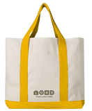 Two-tone Canvas Tote (TB18)