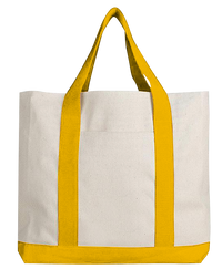 Two-tone Canvas Tote (TB18)