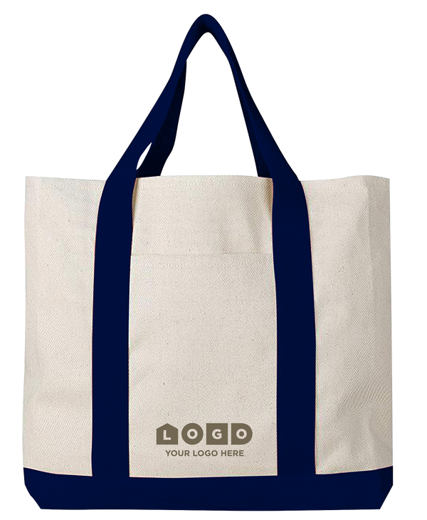 Two-tone Canvas Tote (TB18)