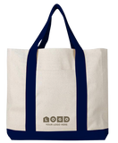 Two-tone Canvas Tote (TB18)