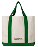 Two-tone Canvas Tote (TB18)