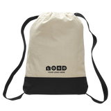 Two-tone Canvas Drawstring Bag (BK02)