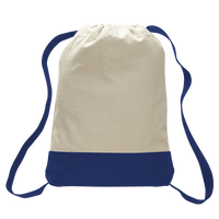 Two-tone Canvas Drawstring Bag (BK02)