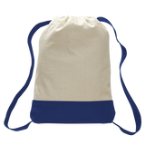Two-tone Canvas Drawstring Bag (BK02)