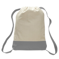 Two-tone Canvas Drawstring Bag (BK02)