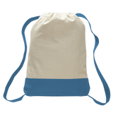 Two-tone Canvas Drawstring Bag (BK02)