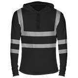 Reflectorized Hooded Buttoned Longsleeves (HL16)
