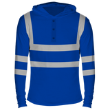 Reflectorized Hooded Buttoned Longsleeves (HL16)
