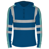 Reflectorized Hooded Buttoned Longsleeves (HL24)