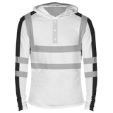 Reflectorized Hooded Buttoned Longsleeves (HL24)