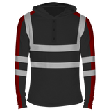 Reflectorized Hooded Buttoned Longsleeves (HL24)