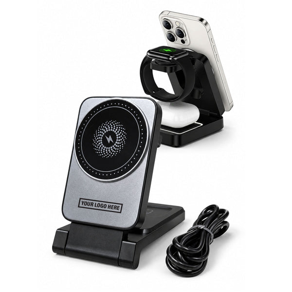 3 in 1 Magnetic Wireless Charger (JY02)