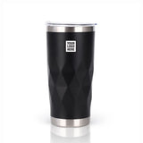 Matte Tumbler with Textured Diamond Patterns (JY24)
