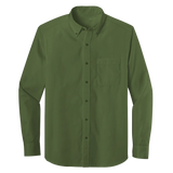 Long Sleeve One Pocket Button-Down Polo (LL07)