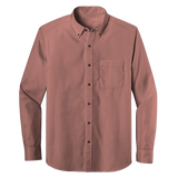 Long Sleeve One Pocket Button-Down Polo (LL07)