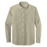 Long Sleeve One Pocket Button-Down Polo (LL07)